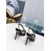 Prada Slingbacks Pumps 95mm In Black Patent Leather