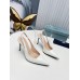 Prada Slingbacks Pumps 95mm In White Patent Leather Prada Slingbacks Pumps 95mm In White Patent Leather
