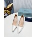 Prada Pumps 95mm in White Patent Leather Prada Pumps 95mm in White Patent Leather