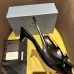 Prada Slingback Pumps 45mm in Black Brushed Leather Prada Slingback Pumps 45mm in Black Brushed Leather