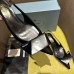 Prada Slingback Pumps 45mm in Black Brushed Leather Prada Slingback Pumps 45mm in Black Brushed Leather