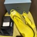 Prada Slingback Pumps 45mm in Yellow Brushed Leather Prada Slingback Pumps 45mm in Yellow Brushed Leather