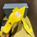 Prada Slingback Pumps 45mm in Yellow Brushed Leather Prada Slingback Pumps 45mm in Yellow Brushed Leather