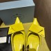 Prada Slingback Pumps 45mm in Yellow Brushed Leather Prada Slingback Pumps 45mm in Yellow Brushed Leather
