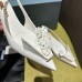 Prada Pumps 45mm in White Leather with Floral Appliques Prada Pumps 45mm in White Leather with Floral Appliques