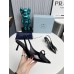 Prada Slingback Pumps 55mm in Black Patent with Crystals Ornament Prada Slingback Pumps 55mm in Black Patent with Crystals Ornament