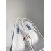 Prada Slingback Pumps In White Brushed Leather Prada Slingback Pumps In White Brushed Leather