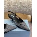 Prada Satin Slingback Pumps with Crystals Prada Satin Slingback Pumps with Crystals