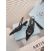 Prada Slingback Pumps In Mesh Fabric Prada Slingback Pumps In Mesh Fabric