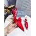 Prada Slingback Pumps 55MM In Red Brushed Leather Prada Slingback Pumps 55MM In Red Brushed Leather