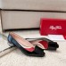 Roger Vivier Strass Heel Covered Buckle Ballerinas In Black Patent Leather Roger Vivier Strass Heel Covered Buckle Ballerinas In Black Patent Leather