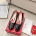 Roger Vivier Strass Heel Covered Buckle Ballerinas In Black Patent Leather Roger Vivier Strass Heel Covered Buckle Ballerinas In Black Patent Leather