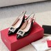 Roger Vivier Virgule Strass Buckle Slingback Pumps in Black Patent Leather Roger Vivier Virgule Strass Buckle Slingback Pumps in Black Patent Leather