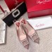 Roger Vivier Virgule Strass Buckle Slingback Pumps in Violet Patent Leather Roger Vivier Virgule Strass Buckle Slingback Pumps in Violet Patent Leather