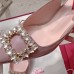Roger Vivier Virgule Strass Buckle Slingback Pumps in Violet Patent Leather Roger Vivier Virgule Strass Buckle Slingback Pumps in Violet Patent Leather