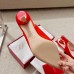 Roger Vivier Virgule Strass Buckle Slingback Pumps in Red Satin Roger Vivier Virgule Strass Buckle Slingback Pumps in Red Satin