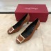 Roger Vivier Belle Vivier Trompette 70mm Pumps In Brown Calfskin Roger Vivier Belle Vivier Trompette 70mm Pumps In Brown Calfskin