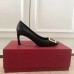 Roger Vivier Belle Vivier Trompette 70mm Pumps In Black Calfskin Roger Vivier Belle Vivier Trompette 70mm Pumps In Black Calfskin
