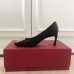 Roger Vivier Belle Vivier Trompette 70mm Pumps In Black Calfskin Roger Vivier Belle Vivier Trompette 70mm Pumps In Black Calfskin