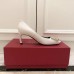 Roger Vivier Belle Vivier Trompette 70mm Pumps In White Calfskin Roger Vivier Belle Vivier Trompette 70mm Pumps In White Calfskin