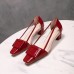 Roger Vivier Belle Vivier Pumps In Red Patent and PVC Roger Vivier Belle Vivier Pumps In Red Patent and PVC