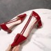 Roger Vivier Belle Vivier Pumps In Red Patent and PVC Roger Vivier Belle Vivier Pumps In Red Patent and PVC