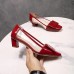 Roger Vivier Belle Vivier Pumps In Red Patent and PVC Roger Vivier Belle Vivier Pumps In Red Patent and PVC