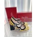 Roger Vivier Tres Vivier Strass Buckle Mini Babies Pumps in Yellow Fabric Roger Vivier Tres Vivier Strass Buckle Mini Babies Pumps in Yellow Fabric