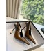 Saint Laurent Lee Slingback Pumps in Brown Glazed Leather Saint Laurent Lee Slingback Pumps in Brown Glazed Leather