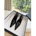 Saint Laurent Lee Slingback Pumps in Black Glazed Leather Saint Laurent Lee Slingback Pumps in Black Glazed Leather