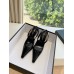 Saint Laurent Lee Slingback Pumps in Black Patent Leather