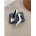 Saint Laurent Opyum 110 Pumps In White Patent Leather with Black Heel Saint Laurent Opyum 110 Pumps In White Patent Leather with Black Heel