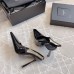 Saint Laurent Blake Slingback Pumps 110mm in Black Patent Leather Saint Laurent Blake Slingback Pumps 110mm in Black Patent Leather
