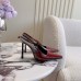 Saint Laurent Blake Slingback Pumps 110mm in Red Patent Leather Saint Laurent Blake Slingback Pumps 110mm in Red Patent Leather