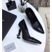 Saint Laurent Opyum 110 Pumps In Lambskin with Black Heel Saint Laurent Opyum 110 Pumps In Lambskin with Black Heel