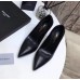 Saint Laurent Opyum 110 Pumps In Lambskin with Black Heel Saint Laurent Opyum 110 Pumps In Lambskin with Black Heel