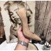 Saint Laurent Opyum 110 Pumps In Suede with Gold Heel Saint Laurent Opyum 110 Pumps In Suede with Gold Heel