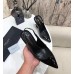 Saint Laurent Opyum Slingback Pumps 110mm With Black Heel Saint Laurent Opyum Slingback Pumps 110mm With Black Heel
