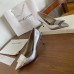 Sergio Rossi SR1 Pumps 75mm In Silver Lambskin Sergio Rossi SR1 Pumps 75mm In Silver Lambskin