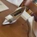 Sergio Rossi SR1 Pumps 75mm In Silver Lambskin Sergio Rossi SR1 Pumps 75mm In Silver Lambskin