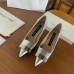 Sergio Rossi SR1 Pumps 75mm In Silver Lambskin Sergio Rossi SR1 Pumps 75mm In Silver Lambskin
