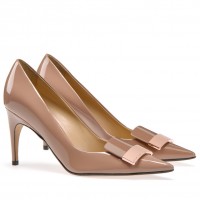 Sergio Rossi SR1 Pumps 75mm In Poudre Patent Sergio Rossi SR1 Pumps 75mm In Poudre Patent