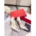 Valentino One Stud Pumps 100mm in White Nappa Leather with Crystal Valentino One Stud Pumps 100mm in White Nappa Leather with Crystal