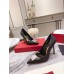 Valentino One Stud Pumps 100mm in Black Nappa Leather with Crystal Valentino One Stud Pumps 100mm in Black Nappa Leather with Crystal