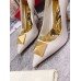 Valentino One Stud Pumps 100mm In White Patent Calfskin Valentino One Stud Pumps 100mm In White Patent Calfskin