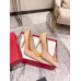 Valentino One Stud Pumps 100mm In Rose Cannelle Patent Calfskin Valentino One Stud Pumps 100mm In Rose Cannelle Patent Calfskin