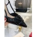 Valentino Vlogo Slingback Pumps 80mm In Black Patent Leather Valentino Vlogo Slingback Pumps 80mm In Black Patent Leather