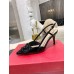 Valentino Vlogo Slingback Pumps 80mm In Black Patent Leather Valentino Vlogo Slingback Pumps 80mm In Black Patent Leather