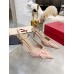 Valentino Vlogo Slingback Pumps 80mm In Rose Cannelle Patent Leather