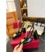 Valentino One Stud Slingback Pumps 100mm In Black Patent Calfskin